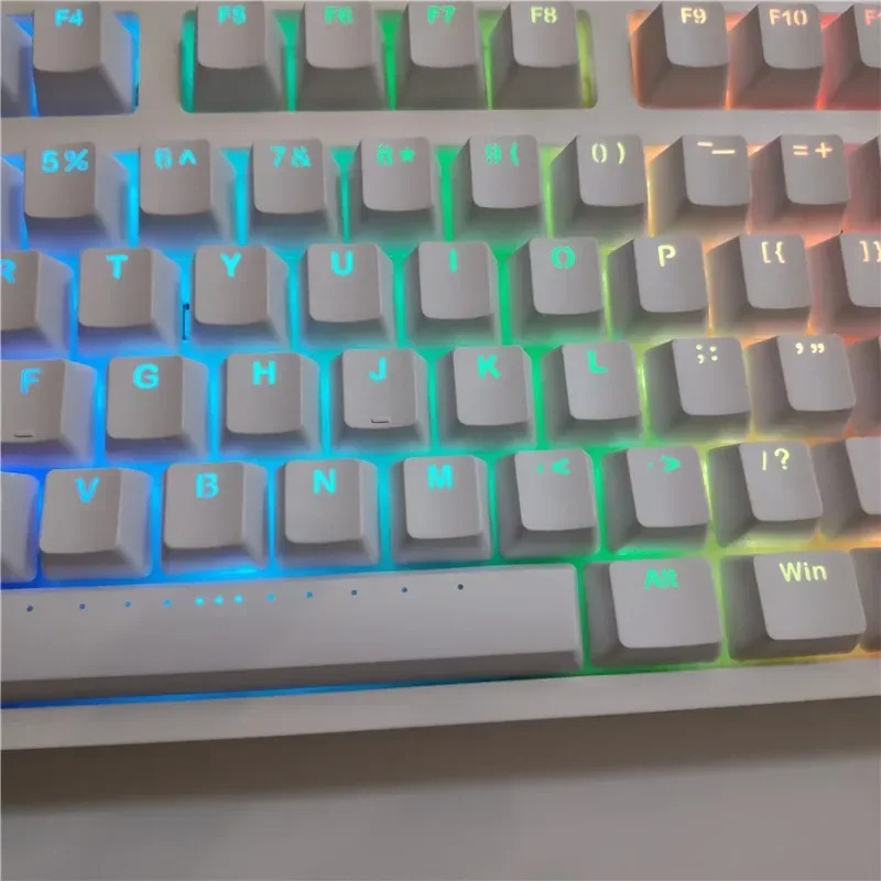 Keyboard Gaming Blue Switch - Klawiatura gamingowa RGB, 87 klawiszy, przełączniki