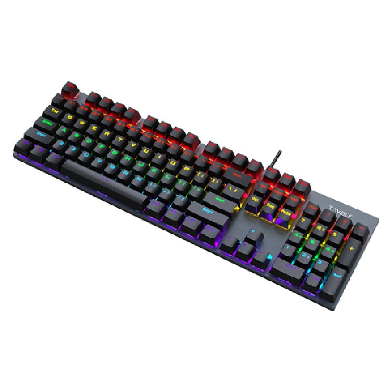 Keyboard Gaming Blue Switch - Klawiatura mechaniczna do gier T-Wolf T18,