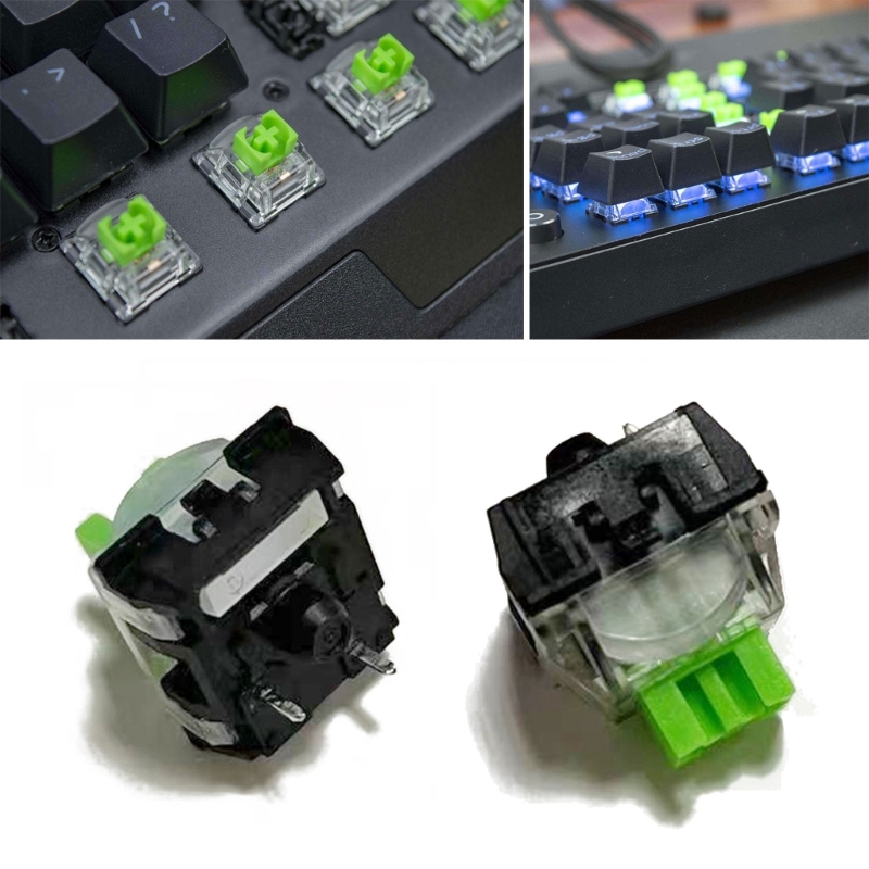 Gaming Keyboard No Rgb - 2 szt. 3Pin zielone przełączniki RGB