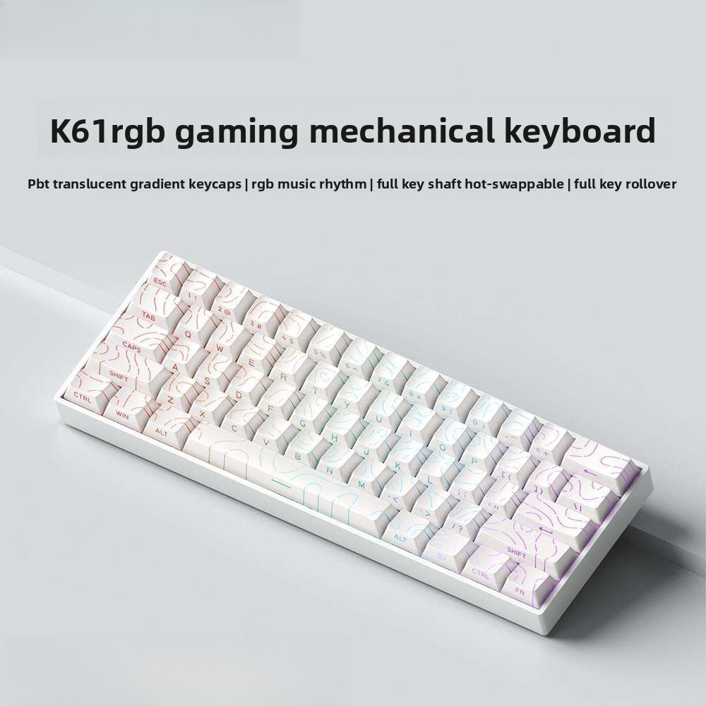 Klawiatura 60% Bezprzewodowa B – Gaming Keyboard No Rgb recenzja i cena