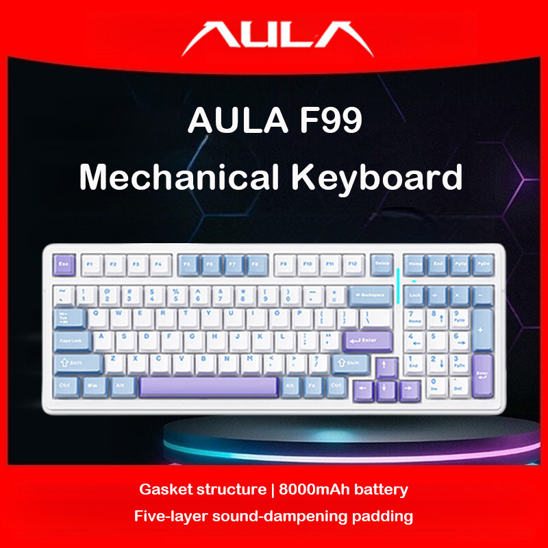 Klawiatura mechaniczna AULA F9 – Gaming Keyboard No Rgb recenzja i cena