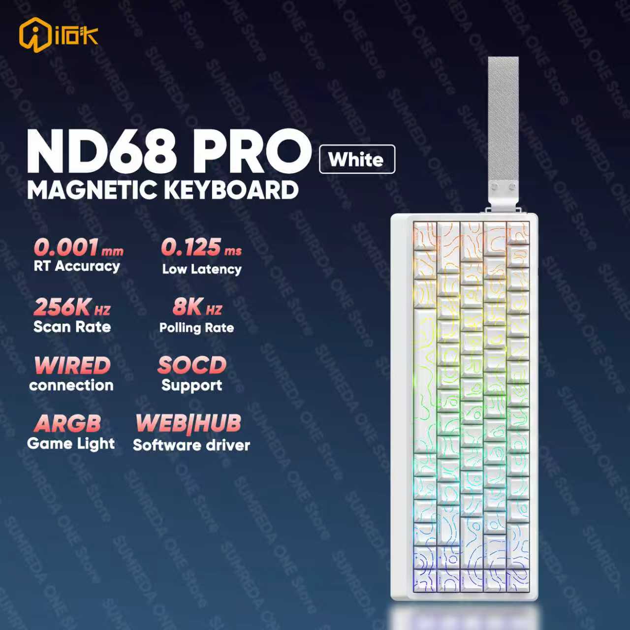IROK ND68 Pro – mechaniczna kl – Gaming Keyboard No Rgb recenzja i cena